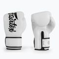 Fairtex Microfiber white boxing gloves