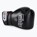 Fairtex Stylish Angular Sparring Boxing Gloves - Locked Thumb black 5