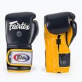 Fairtex Heavy Hitter's Mexican Style blue/yellow boxing gloves