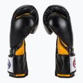 Fairtex Heavy Hitter's Mexican Style boxing gloves black/yellow 4