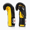 Fairtex Heavy Hitter's Mexican Style boxing gloves black/yellow 3