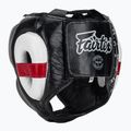 Fairtex Super Sparring boxing helmet black/white 3