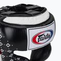 Fairtex Super Sparring boxing helmet black/white 4