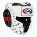 Fairtex Super Sparring boxing helmet white/black
