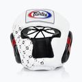 Fairtex Super Sparring boxing helmet white/black