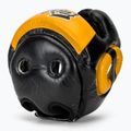 Fairtex Diagonal Vision Sparring Boxing Helmet - Full Head Coverage black/yellow 6
