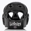 Fairtex Muay Thai Competition black boxing helmet 4