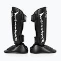 Fairtex Detachable In-Step Shin Pads A.K.A. tibia protectors. "Twister" black 3