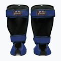 Fairtex Detachable In-Step Shin Pads A.K.A. tibia protectors. "Twister" blue 2