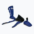 Fairtex Detachable In-Step Shin Pads A.K.A. tibia protectors. "Twister" blue 4