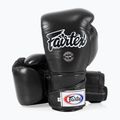 Fairtex Stylish Angular Sparring Boxing Gloves - Locked Thumb black 4