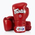 Fairtex Stylish Angular Sparring - Locked Thumb red Boxing Gloves 4
