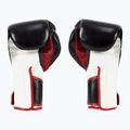 Fairtex Stylish Angular Sparring Boxing Gloves - Locked Thumb black/white/red 2