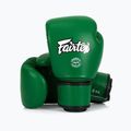 Fairtex Real Leather Boxing Gloves green 4