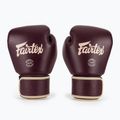 Fairtex Real Leather Boxing Gloves maroon 2