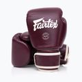 Fairtex Real Leather Boxing Gloves maroon 4