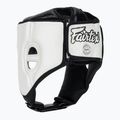 Fairtex Muay Thai & Kickboxing Competition white boxing helmet 3