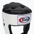 Fairtex Muay Thai & Kickboxing Competition white boxing helmet 4