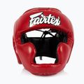 Fairtex Headguard for Kids boxing helmet red 2