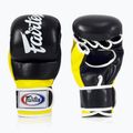 Fairtex Super Sparring Grappling Gloves black/yellow 2