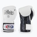 Fairtex Heavy Hitter's Mexican Style white/blue boxing gloves