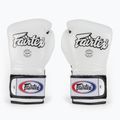 Fairtex Heavy Hitter's Mexican Style white/blue boxing gloves 2