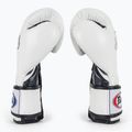Fairtex Heavy Hitter's Mexican Style white/blue boxing gloves 4