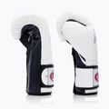 Fairtex Heavy Hitter's Mexican Style white/blue boxing gloves 3
