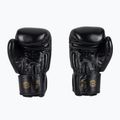 Fairtex Deluxe Tight-Fit black boxing gloves 3