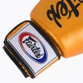 Fairtex Deluxe Tight-Fit gold boxing gloves 6