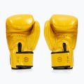 Fairtex Deluxe Tight-Fit gold boxing gloves 2