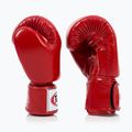 Fairtex Deluxe Tight-Fit red boxing gloves 3
