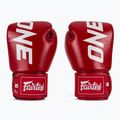 Fairtex ONE X Fairtex Boxing gloves red 2