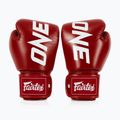 Fairtex ONE X Fairtex Boxing gloves red