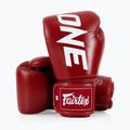 Fairtex ONE X Fairtex Boxing gloves red 4