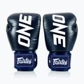 Fairtex ONE X Fairtex boxing gloves blue