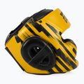Fairtex Microfiber Headguard boxing helmet gold 3