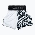 Fairtex Boxing BT2003 'Monochrome' white/black boxing shorts
