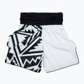 Fairtex Boxing BT2003 'Monochrome' white/black boxing shorts 2