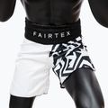Fairtex Boxing BT2003 'Monochrome' white/black boxing shorts 3