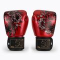 Fairtex Golden Jubilee red boxing gloves 2