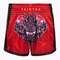 Fairtex Children's Boxing Shorts BSK2108 'Silent Warrior' red