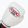 Men's boxing gloves YOKKAO Matrix white 5