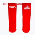 YOKKAO Muay Thai Boxing tibia protectors red