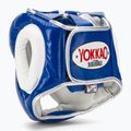 Men's boxing helmet YOKKAO Training blue 3