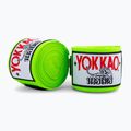 Boxing bandages YOKKAO Premium Handwraps 400 cm neon green