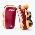 YOKKAO Curved Kick Pads red/yellow KYPCL-21 training discs 2