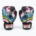 Men's boxing gloves YOKKAO Flames black 2