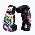 Men's boxing gloves YOKKAO Flames black 8