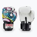 Men's boxing gloves YOKKAO Flames white